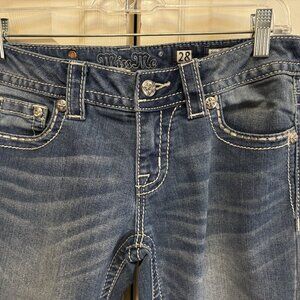 Miss Me Embellished Bootcut Jeans Size 28x30 Bling Pockets